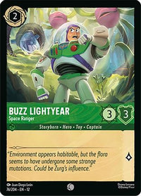 Buzz Lightyear - Space Ranger (76/204) Cold Foil - Wilds Unknown