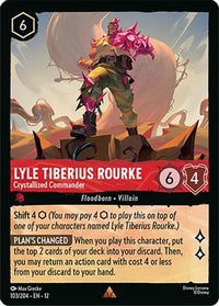 Lyle Tiberius Rourke - Crystallized Commander (103/204) Cold Foil - Wilds Unknown