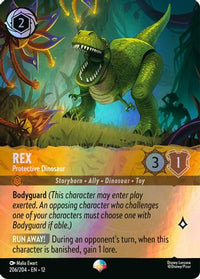 Rex - Protective Dinosaur (Epic) (206/204) Holofoil - Wilds Unknown