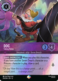 Doc - Taking Notes (Epic) (210/204) Holofoil - Wilds Unknown