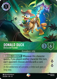 Donald Duck - Distracted Traveler (Epic) (212/204) Holofoil - Wilds Unknown