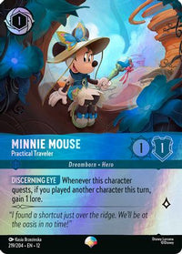 Minnie Mouse - Practical Traveler (Epic) (219/204) Holofoil - Wilds Unknown