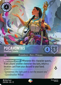 Pocahontas - Steadfast Traveler (Epic) (220/204) Holofoil - Wilds Unknown