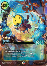 Zipper - Big Helper (Enchanted) (235/204) Holofoil - Wilds Unknown