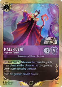 Maleficent - Imperious Traveler (44) Holofoil - Disney Lorcana Promo Cards