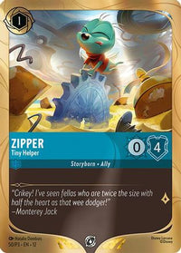 Zipper - Tiny Helper (50) Holofoil - Disney Lorcana Promo Cards