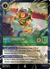 Buzz Lightyear - On the Way (56) Holofoil - Disney Lorcana Promo Cards