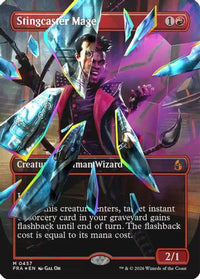 Stingcaster Mage (Borderless) (Facet Foil) (0457) -  Foil (FRA-457) - Reality Fracture