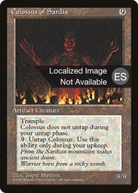Colossus of Sardia [Fourth Edition (Foreign Black Border)]