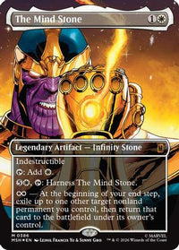 The Mind Stone (Borderless) -  Foil (MSH-386) - Marvel Super Heroes