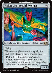 Vision, Synthezoid Avenger -  (MSC-119) - Marvel Super Heroes