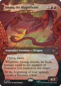 Smaug the Magnificent (Showcase) (Surge Foil) -  Foil (HOB-265) - The Hobbit