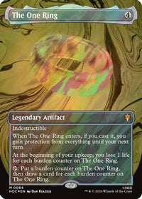 The One Ring (Borderless) (Surge Foil) -  Foil (HOB-084) - The Hobbit