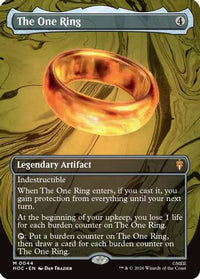 The One Ring (Borderless) -  Foil (HOB-044) - The Hobbit