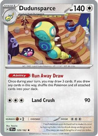 Dudunsparce (Non-Holo) 129/162  Deck Exclusives - Rare