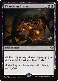 Phyrexian Arena -  Foil (PPSOS-180) - Promo Pack: Secrets of Strixhaven
