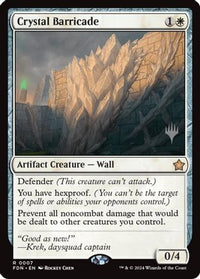 Crystal Barricade -  (PPSOS-007) - Promo Pack: Secrets of Strixhaven