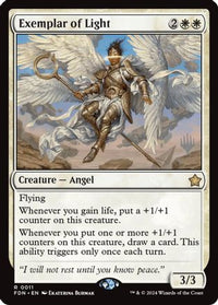 Exemplar of Light -  Foil (PPSOS-011) - Promo Pack: Secrets of Strixhaven