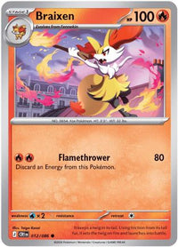 Braixen 012  ME04 Chaos Rising - Common