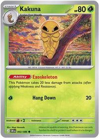 Kakuna 002  - Reverse Holofoil ME04 Chaos Rising - Common