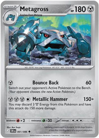 Metagross 061  - Reverse Holofoil ME04 Chaos Rising - Uncommon