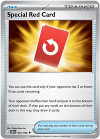 Special Red Card 082/086  - Reverse Holofoil ME04 Chaos Rising - Uncommon