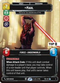 Maul - Master of the Shadow Collective (Top 8) (4) - Organized Play Promos Foil