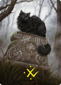 Nine-Lives Familiar 2 Art Card (36/54) (Gold-Stamped Signature) -  (ASFDN-036) - Art Series: Foundations