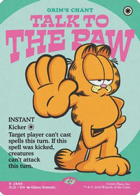 Talk to the Paw - Orim's Chant -  (SLD-2669) - Secret Lair Drop Series
