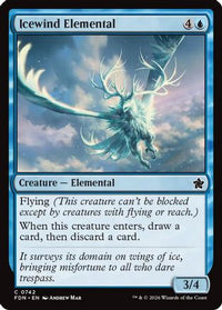 Icewind Elemental (0742) -  (FDN-742) - Foundations