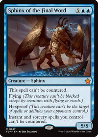 Sphinx of the Final Word (0747) -  (FDN-747) - Foundations