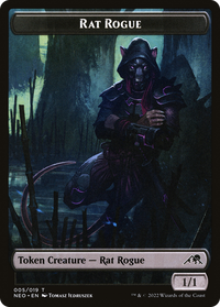Rat Rogue Token [Kamigawa: Neon Dynasty Tokens]