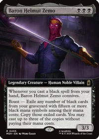 Baron Helmut Zemo (Extended Art) -  (MSH-405) - Marvel Super Heroes