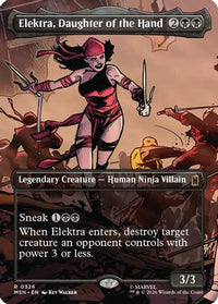 Elektra, Daughter of the Hand (Borderless) -  (MSH-326) - Marvel Super Heroes