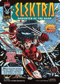 Elektra, Daughter of the Hand (Borderless) (395) -  (MSH-395) - Marvel Super Heroes