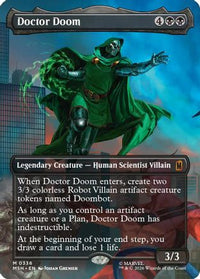 Doctor Doom (Borderless) (336) -  Foil (MSH-336) - Marvel Super Heroes