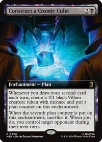 Construct a Cosmic Cube (Extended Art) -  Foil (MSH-406) - Marvel Super Heroes
