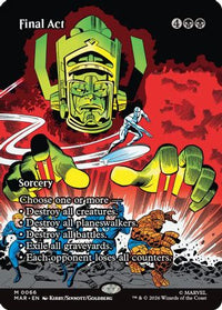 Final Act (Borderless) -  Foil (MAR-066) - Marvel Universe Eternal-Legal