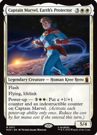 Captain Marvel, Earth's Protector -  (MSH-011) - Marvel Super Heroes