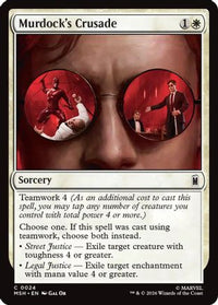 Murdock's Crusade -  (MSH-024) - Marvel Super Heroes