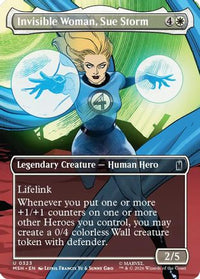 Invisible Woman, Sue Storm (Borderless) -  (MSH-323) - Marvel Super Heroes