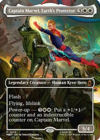 Captain Marvel, Earth's Protector (Borderless) (0342) -  (MSH-342) - Marvel Super Heroes