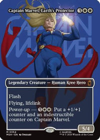 Captain Marvel, Earth's Protector (Borderless) (0354) -  (MSH-354) - Marvel Super Heroes