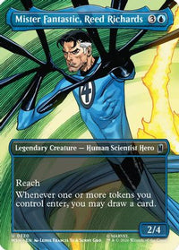 Mister Fantastic, Reed Richards (Borderless) -  Foil (MSH-320) - Marvel Super Heroes