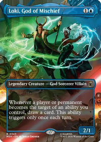 Loki, God of Mischief (Borderless) -  (MSH-343) - Marvel Super Heroes