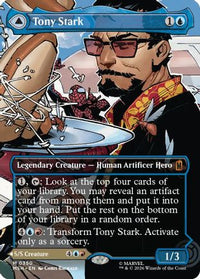 Tony Stark (Borderless) (0350) -  Foil (MSH-350) - Marvel Super Heroes