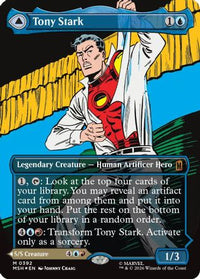 Tony Stark (Borderless) (0392) -  Foil (MSH-392) - Marvel Super Heroes