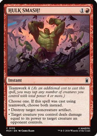 HULK SMASH! -  Foil (MSH-135) - Marvel Super Heroes