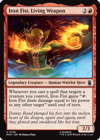 Iron Fist, Living Weapon -  (MSH-138) - Marvel Super Heroes