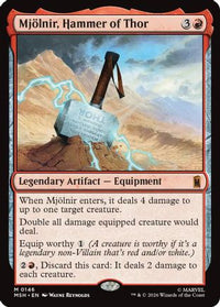 Mjolnir, Hammer of Thor -  (MSH-146) - Marvel Super Heroes